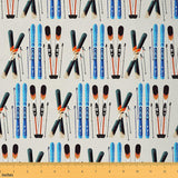 Erosebridal Ski Snowboard Upholstery Fabrics Winter Fashion Skiing Sports Outdoor Fabric By The Yard 10 Yard Ski Board Equipment