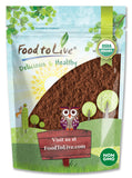 Food to Live Organic Chaga Mushroom Powder, 6 Ounces - All Natural Vegan Superfood for Immunity and Holistic Wellness. Rich in A