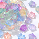 Guoxin 50 Pcs Star Glass Beads Cute Fat Painted Crystal Glass Spacer Charm Beads for Woman DIY Craft Jewelry Making Bracelets Ne