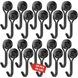 20Pack Magnetic Hooks, 30lbs+ Magnet Hooks 2026 Cruise Cabin Ship Essentials, Heavy Duty Strong Swing Magnets Hanging for Beach
