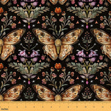Feelyou Butterfly Fabric by The Yard Kids 10 Yard Butterflies Print Upholstery Fabric for Chairs Boho Waterproof Outdoor Fabric