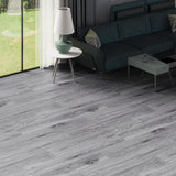 FLOREXP Vinyl Flooring - Lino Flooring with Washed Grey Effect, 2.0mm 36pcs Waterproof, for Kitchen Living Room (54Sq.Ft, Washed