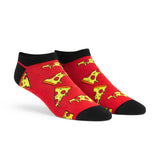 Dynamocks MenS And WomenS Combed Cotton Ankle Length Socks (Pack Of 1) (Multicolour, Free Size) (CCut Pizza)