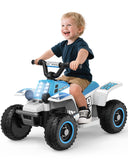 ANPABO 6V 7AH Kids ATV Ride On Toy, 4 Wheeler for Toddler w/Headlight, Forward & Reverse, Horn, Music Player, USB, MP3, Treaded