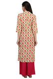Gosriki Women'S Cotton Kurta (Kur190023-Xxl_2Xl_Beige),2xl,,B07QHRM6YY