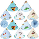 Timgle 10 Pcs Coral Velvet Pee Covers Baby Boy, Strong Water Absorption Pee Shield for Baby Boy, Reusable Diaper Changing Access