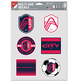 St. Louis City SC Decal Multi Use Fan 6 Pack Special Order