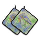 Caroline'S Treasures Shrimp Pair Of Pot Holders 8342Pthd, 7.5Hx7.5W, Multicolor
