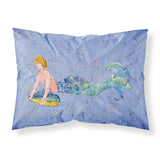 Caroline'S Treasures 8347Pillowcase Merman Moisture Wicking Fabric Standard Pillowcase, Large, Multicolor