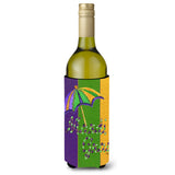 Mardi Gras Second Line Umbrella Wine Bottle Beverage Insulator Beverage Insulator Hugger