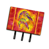 Caroline'S Treasures 8378Th68 Bright Shrimp On Red Leash Or Key Holder, Large, Multicolor