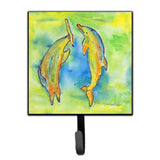 Caroline'S Treasures 8380Sh4 Dolphin Leash Holder Or Key Hook, Small, Multicolor