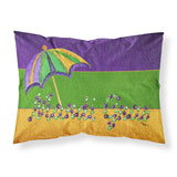 Caroline'S Treasures 8381Pillowcase Mardi Gras Moisture Wicking Fabric Standard Pillowcase, Large, Multicolor