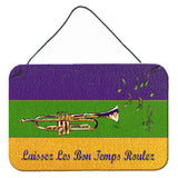Caroline'S Treasures 8382Ds812 Mardi Gras Aluminum Metal Wall Or Door Hanging Prints, 8 X 12