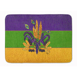 Caroline'S Treasures Mardi Gras Mask Floor Mat, 19 X 27, Multicolor