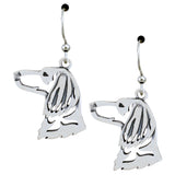 Recycled Sterling Dog Breed Earrings
