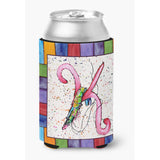 Letter K With Shrimp Can Or Bottle Beverage Insulator Hugger 8434