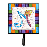 Caroline'S Treasures 8437-Nsh4 Beach And Seafood Leash Holder Or Key Hook 8437, Small, Multicolor