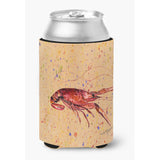 Crawfish On Coral Can Or Bottle Beverage Insulator Hugger