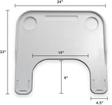 Plastic Molded Lap Tray, Speckled