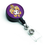 Caroline'S Treasures Tiger Fleur De Lis Soccer Retractable Badge Reel, Multicolor (8477Br)
