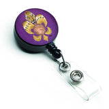 Caroline'S Treasures Tiger Fleur De Lis Basketball Retractable Badge Reel, Multicolor (8478Br)