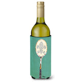 Fleur De Lis Tennis Wine Bottle Beverage Insulator Beverage Insulator Hugger
