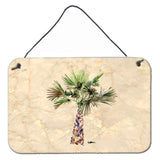 Caroline'S Treasures 8480Ds812 Palm Tree Aluminum Metal Wall Or Door Hanging Prints, 8 X 12