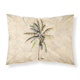 Caroline'S Treasures 8482Pillowcase Palm Tree Moisture Wicking Fabric Standard Pillowcase, Large, Multicolor