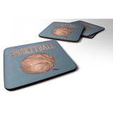 Caroline'S Treasures 8486Fc Basketball Foam Coasters (Set Of 4), 3.5 H X 3.5 W, Multicolor