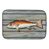 Caroline'S Treasures Red Fish Dish Drying Mat, 14 X 21, Multicolor