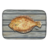 Caroline'S Treasures Fish Flounder Dish Drying Mat, 14 X 21, Multicolor