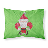 Caroline'S Treasures 8500Pillowcase Christmas Fleur De Lis Santa Claus Moisture Wicking Fabric Standard Pillowcase, Large, Mul