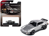 1975 Porsche 930 Turbo Silver Metallic Collection Series 1/64 Diecast Model Car by Majorette