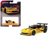 2005 Chevrolet Corvette C6R #69 Yellow and Black Collection Series 1/64 Diecast Model Car by Majorette