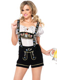 2PC.Edelweiss Lederhosen velve