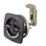 Perko 0932DP2BLK FlushMount NonLocking Latch with Offset Adjustable Cam Bar for 11/8 to 2 Diameter Black