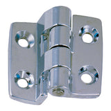 Perko 0942DP0CHR ChromePlated 3/8 Offset Hinge with Fixed Pin 1.5 x 1.5