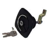 Perko 1081Dp1Blk Flush-Mount Locking Latch For 3/8 To 7/8 Thick Smooth/Carpeted Surface, Fits 2-3/8 Hole - 3/8 To 3 Ca