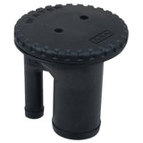 Perko 0543Dpgblk Polymer Vented Fill With Straight Neck For 1-1/2 Hose - Gas-Marked Black Polymer Cap