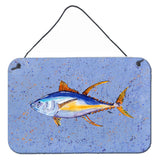 Caroline'S Treasures 8535Ds812 Tuna Fish Aluminum Metal Wall Or Door Hanging Prints, 8 X 12