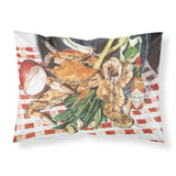 Caroline'S Treasures 8537Pillowcase Crab Boil Moisture Wicking Fabric Standard Pillowcase, Large, Multicolor