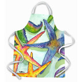 Caroline'S Treasures 8542Apron Starfish Apron, Large, Multicolor