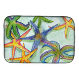 Caroline'S Treasures Starfish Dish Drying Mat, 14 X 21, Multicolor