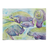 Caroline'S Treasures 8544Plmt Manatee Fabric Placemat, Multicolor