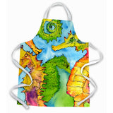 Caroline'S Treasures 8546Apron Seahorse Apron, Large, Multicolor