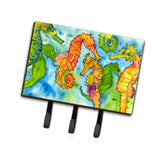 Caroline'S Treasures 8546Th68 Seahorse Leash Or Key Holder, Large, Multicolor