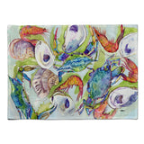 Caroline'S Treasures 8547Plmt Crab Fabric Placemat, Multicolor