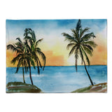 Caroline'S Treasures 8551Plmt Palm Tree Fabric Placemat, Multicolor