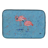 Caroline'S Treasures Flamingo Dish Drying Mat, 14 X 21, Multicolor